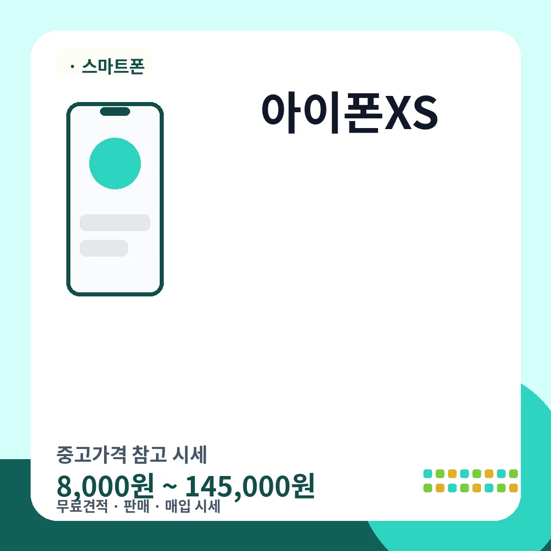 아이폰XS 중고가격 시세